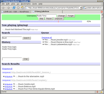 The Erlang Jukebox UI